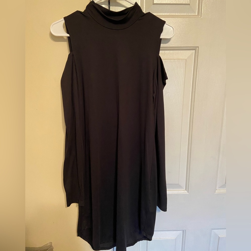 Cold Shoulder Long Sleeve Dress